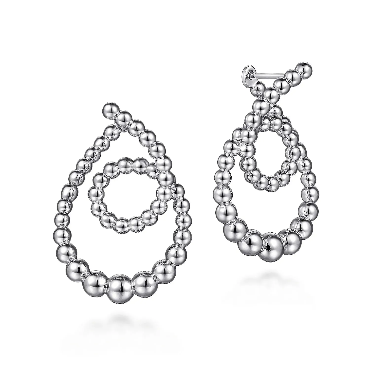 Gabriel & Co. Fashion 925 Sterling Silver Bujukan Twisted Hoop