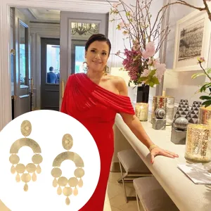 Geometric Chandelier Earrings
