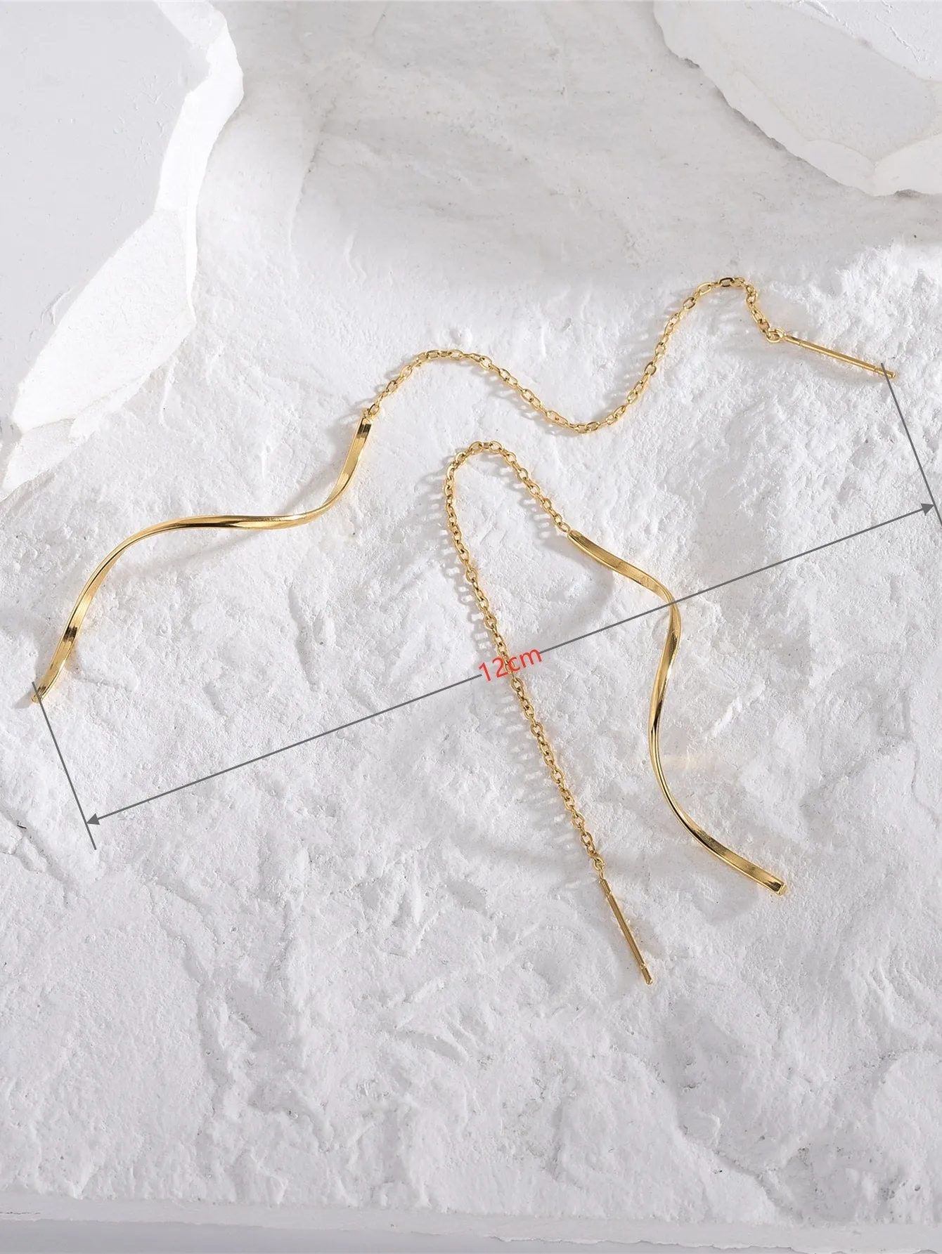 Geometric Earrings - Gold- FD ⚡