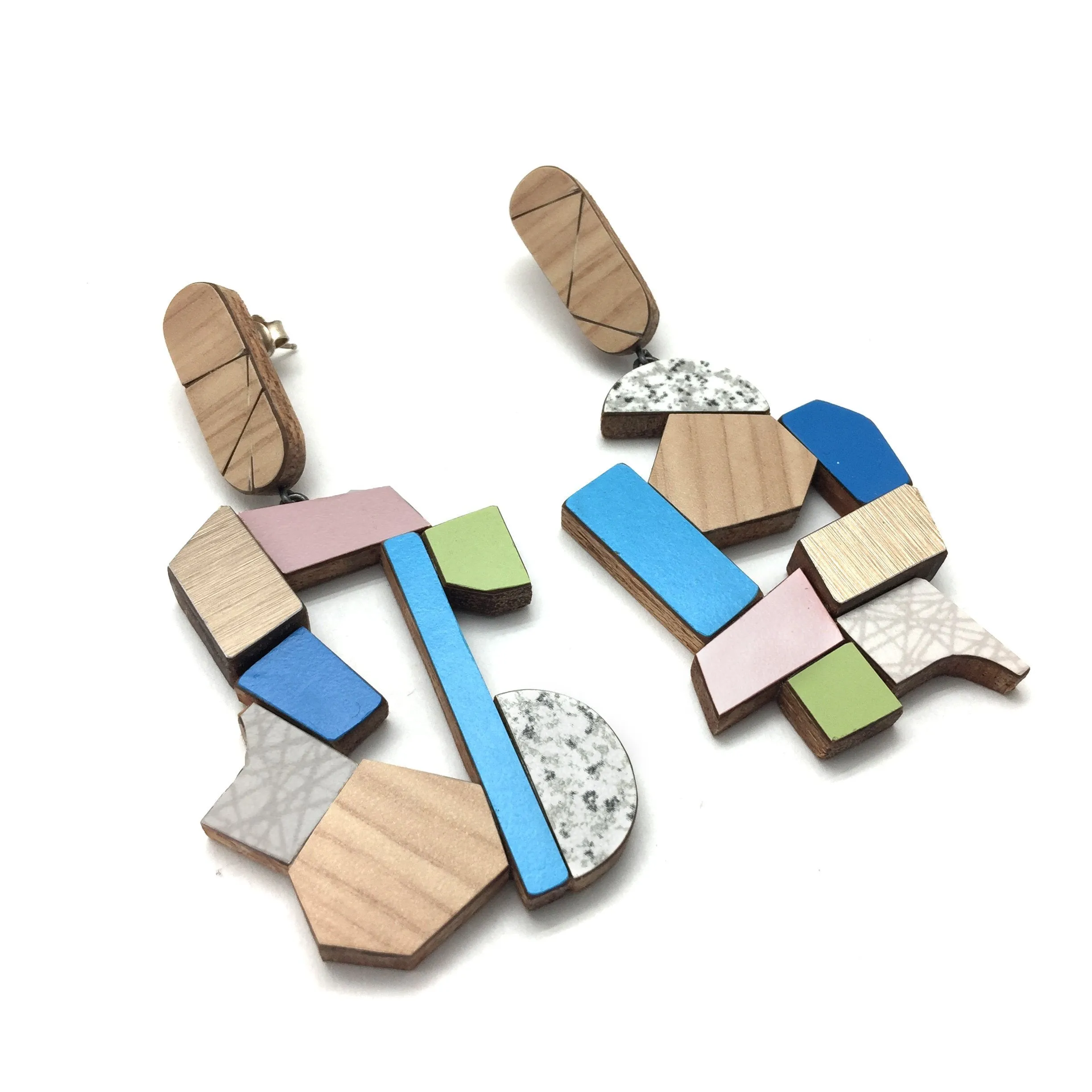 Geometric Earrings - Multicolored
