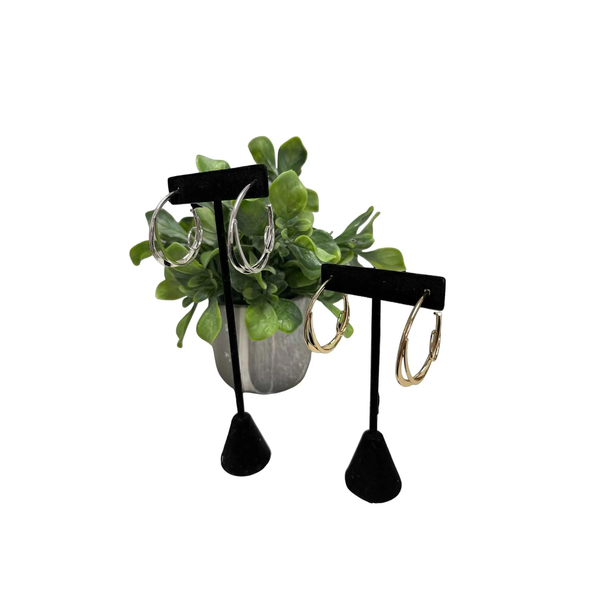 Geometric Hoop Earrings
