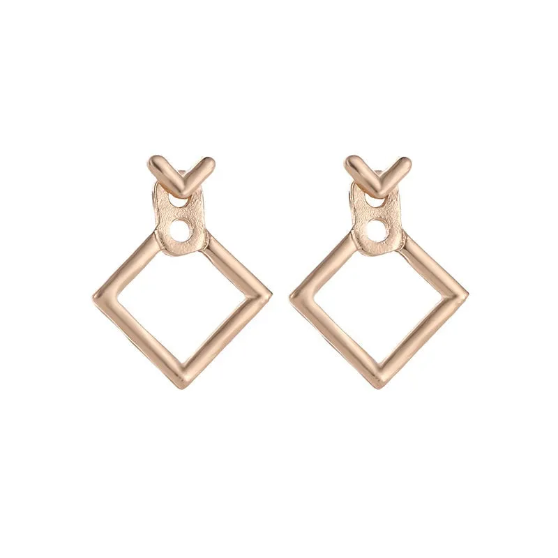 Geometric Overlap Earrings