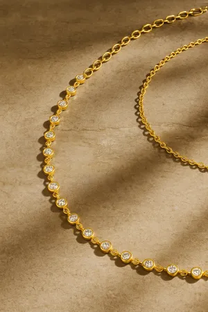Gigi gold vermeil choker necklace