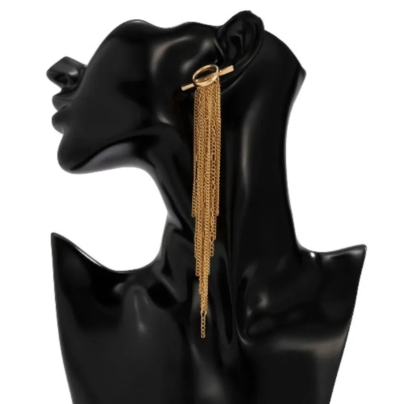 Gold Beads Ball Dangle Earrings for Women Anniverssary Jewelry