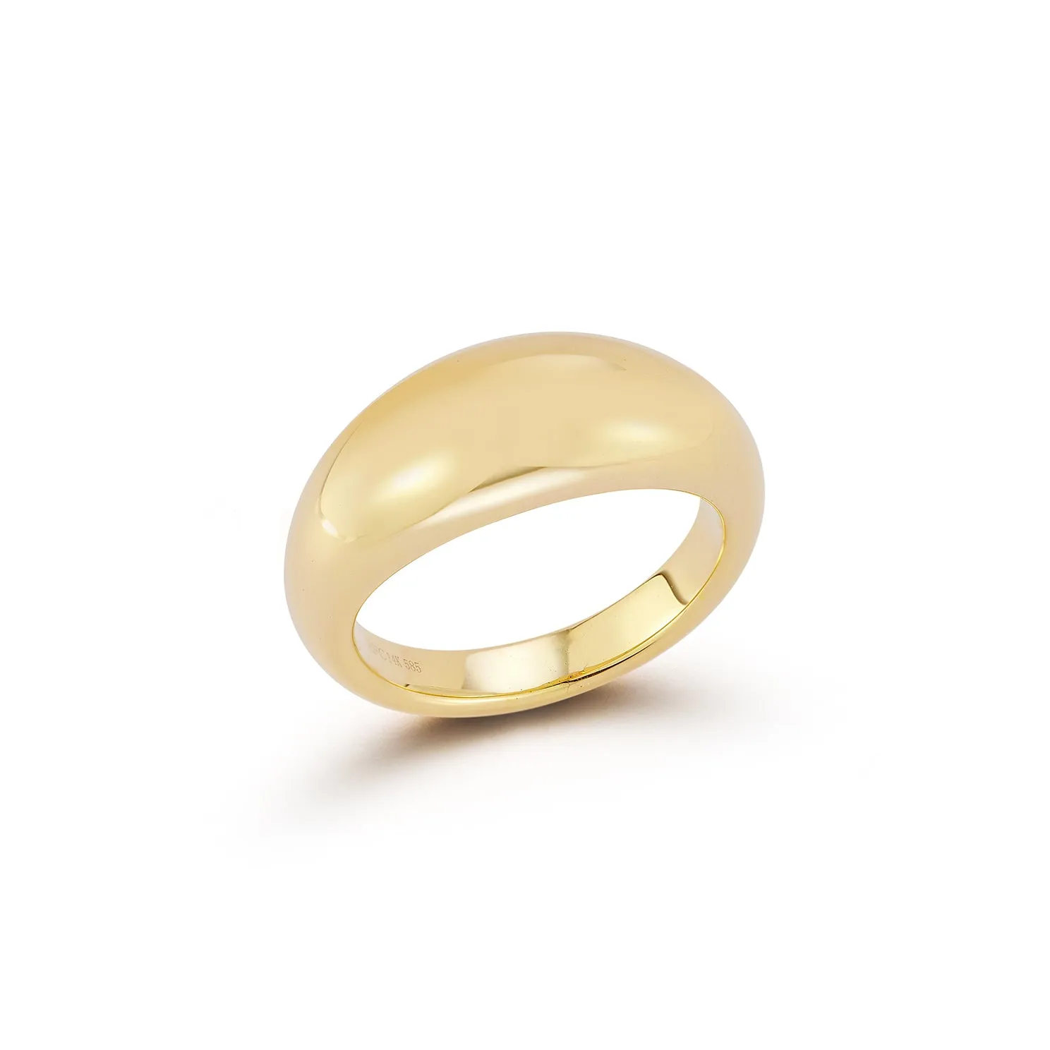 Gold Jumbo Dome Ring