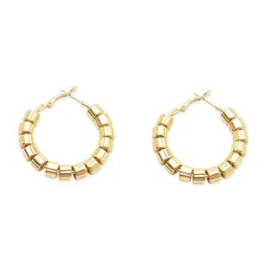 Golden Head Trail Earrings