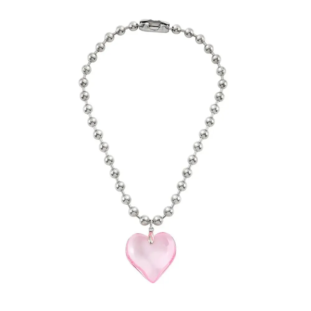 Goth Black Velvet Big Heart Pendant Choker Necklace for Women Elegant Weave Knotted Bowknot Adjustable Chain
