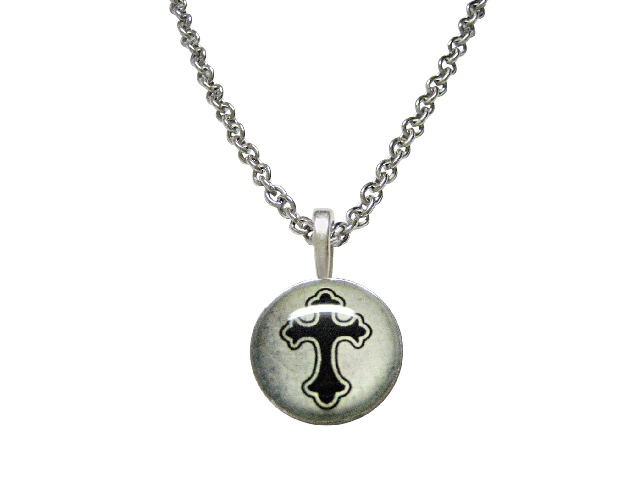 Gothic Cross Pendant Necklace