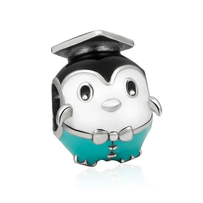 Graduation Penguin Charm