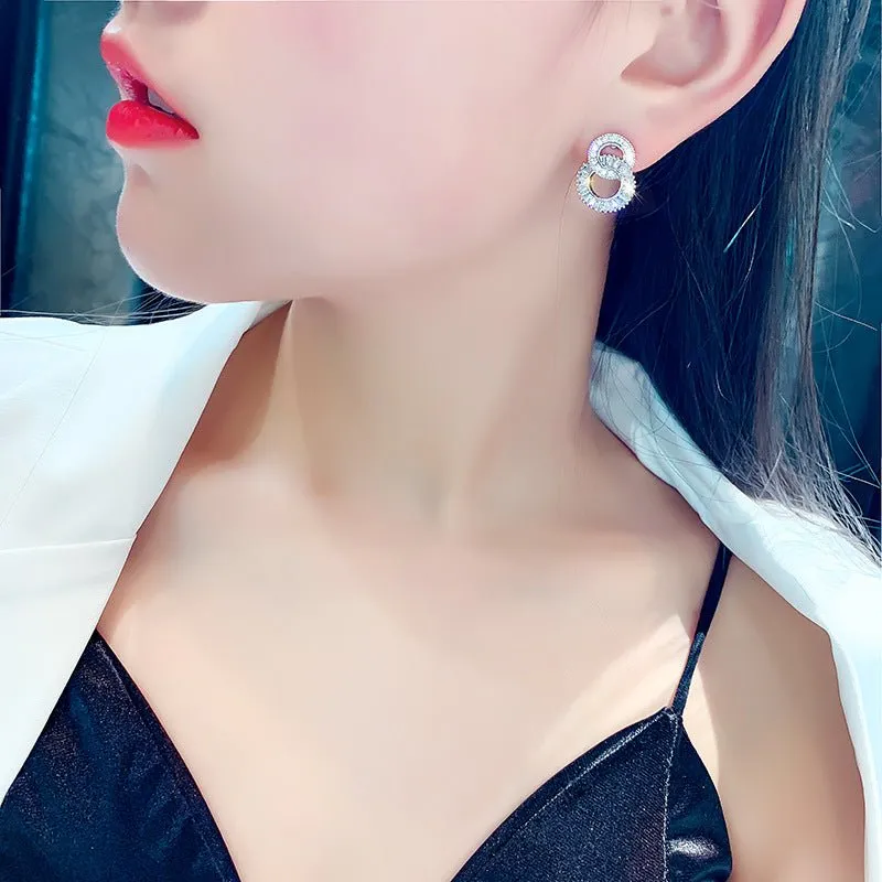 GrEightful CZ earrings