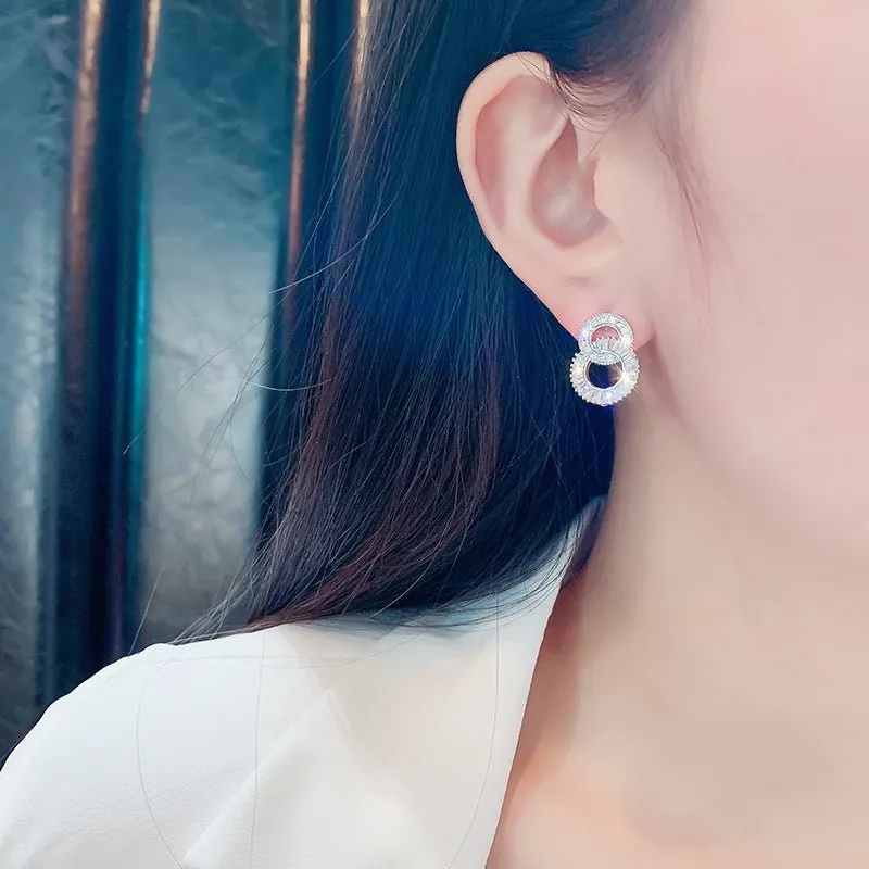 GrEightful CZ earrings