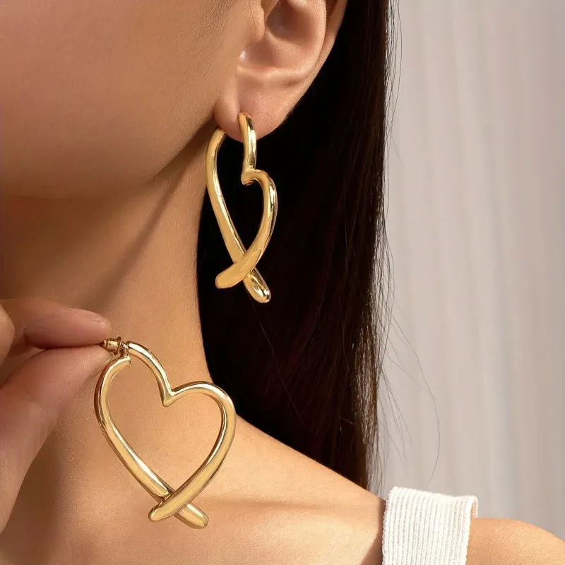 Heartline Earrings