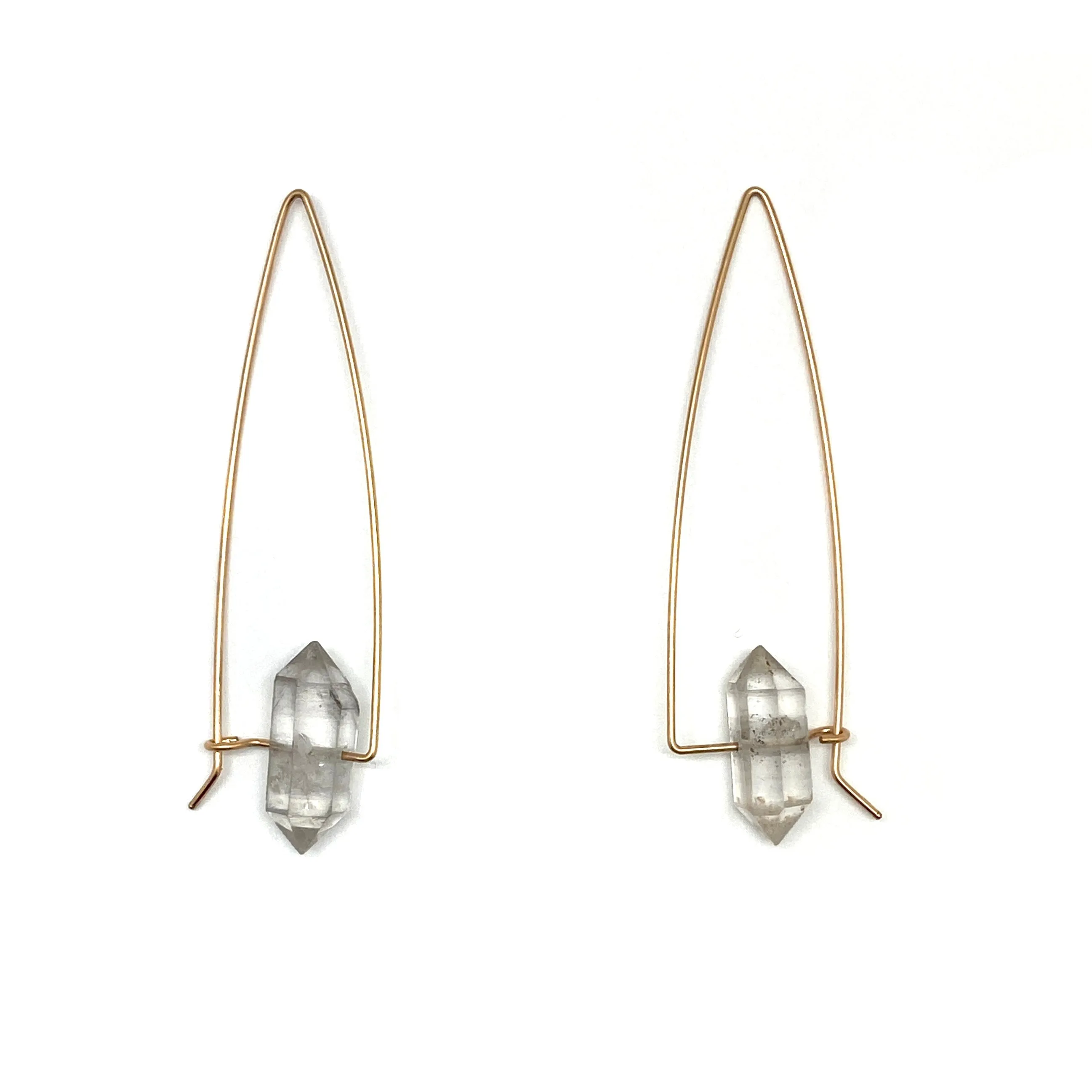 Herkimer Diamond Dangle Earrings
