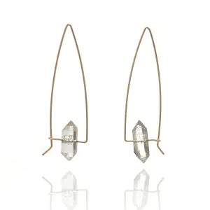 Herkimer Diamond Dangle Earrings