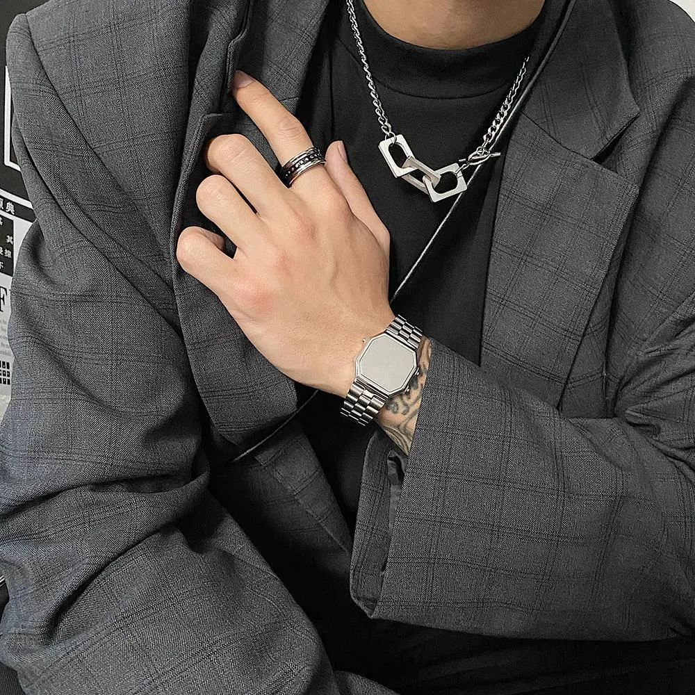 Hip Hop Ot Buckle Choker
