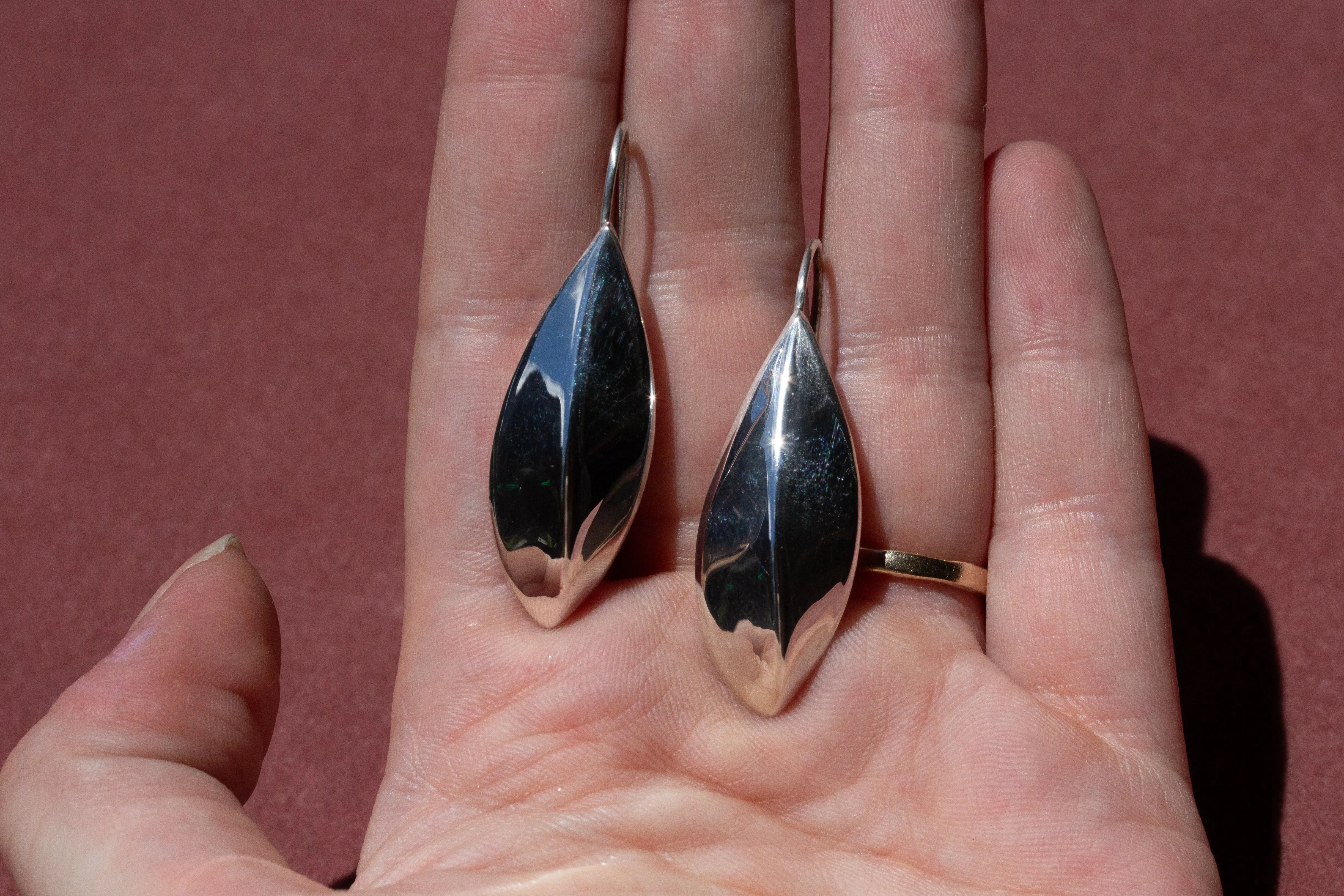 Hollow Fold Earrings