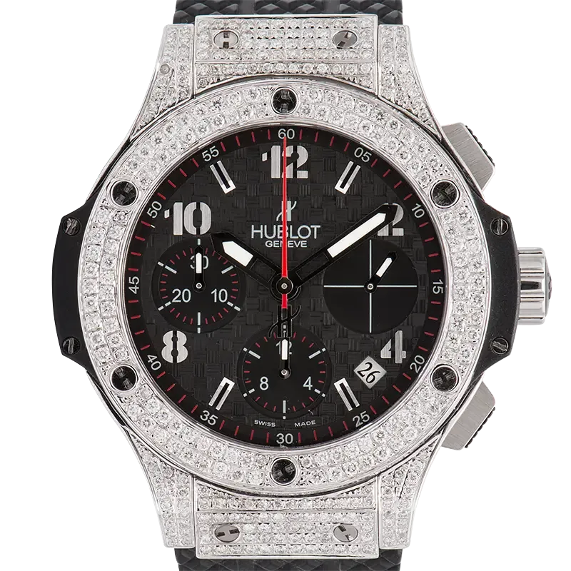 Hublot Big Bang Chronograph 41mm Steel Diamond Set Case/Bezel 341.SB.131.RX