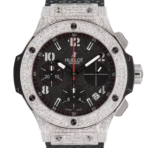 Hublot Big Bang Chronograph 41mm Steel Diamond Set Case/Bezel 341.SB.131.RX