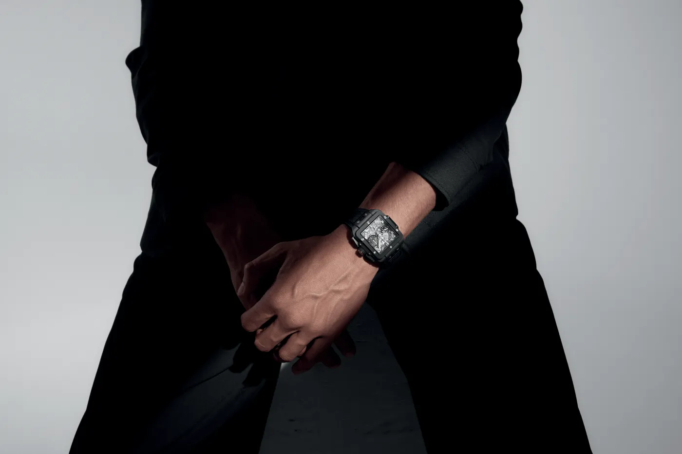 Hublot, Square Bang Unico Back Magic, 42mm, Black Ceramic, Ref# 821.CI.0170.RX