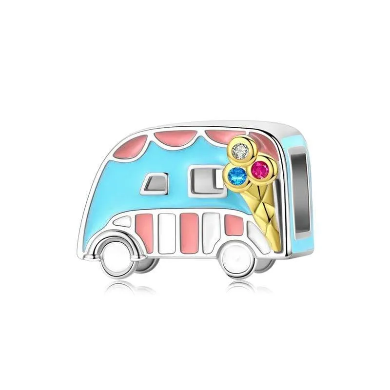 Ice Cream Van Charm