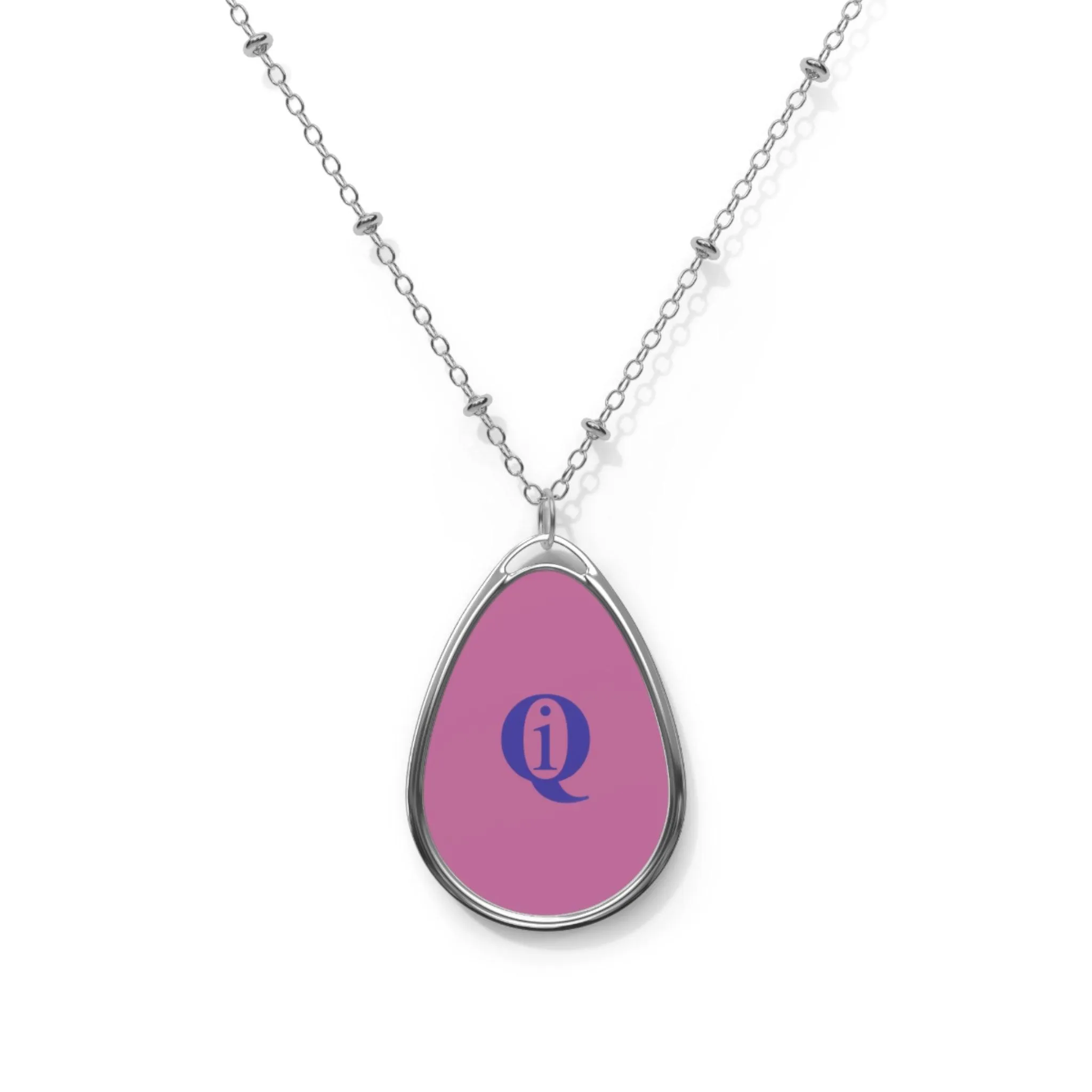 IQ Fashion | Oval Necklace
