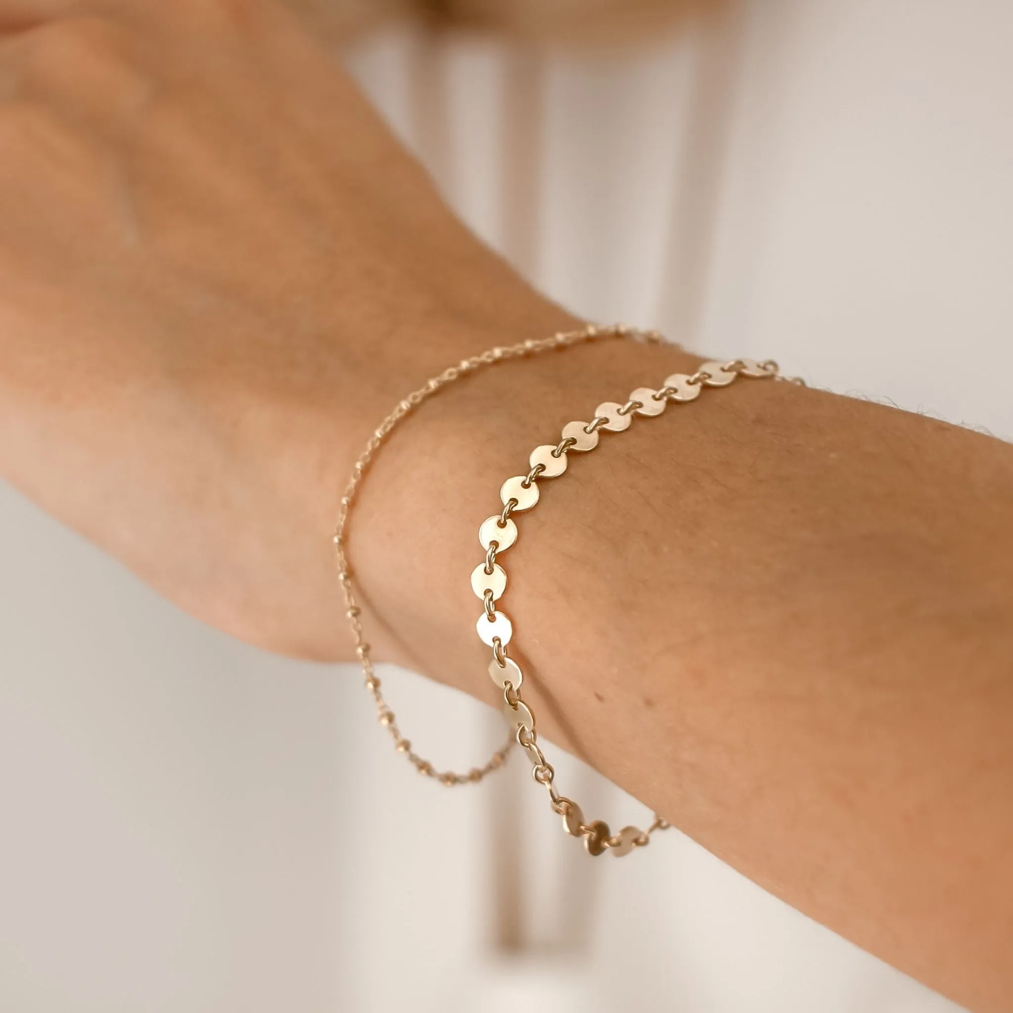 Italian Long-wearing Staggered Ball Bracelet