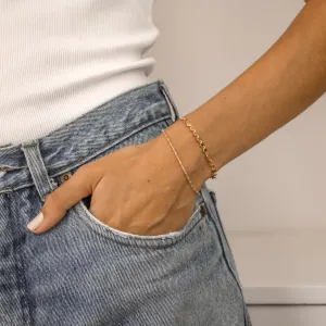 Italian Long-wearing Staggered Ball Bracelet