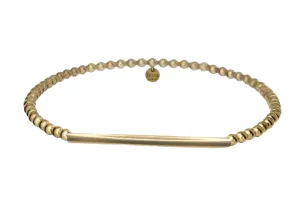 JAMIE | Stretchy Anti-tarnish 14K Gold/Silver Stackable Bracelet