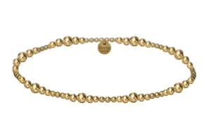JANELLE | Stretchy Anti-tarnish 14K Gold Filled Stackable Bracelet