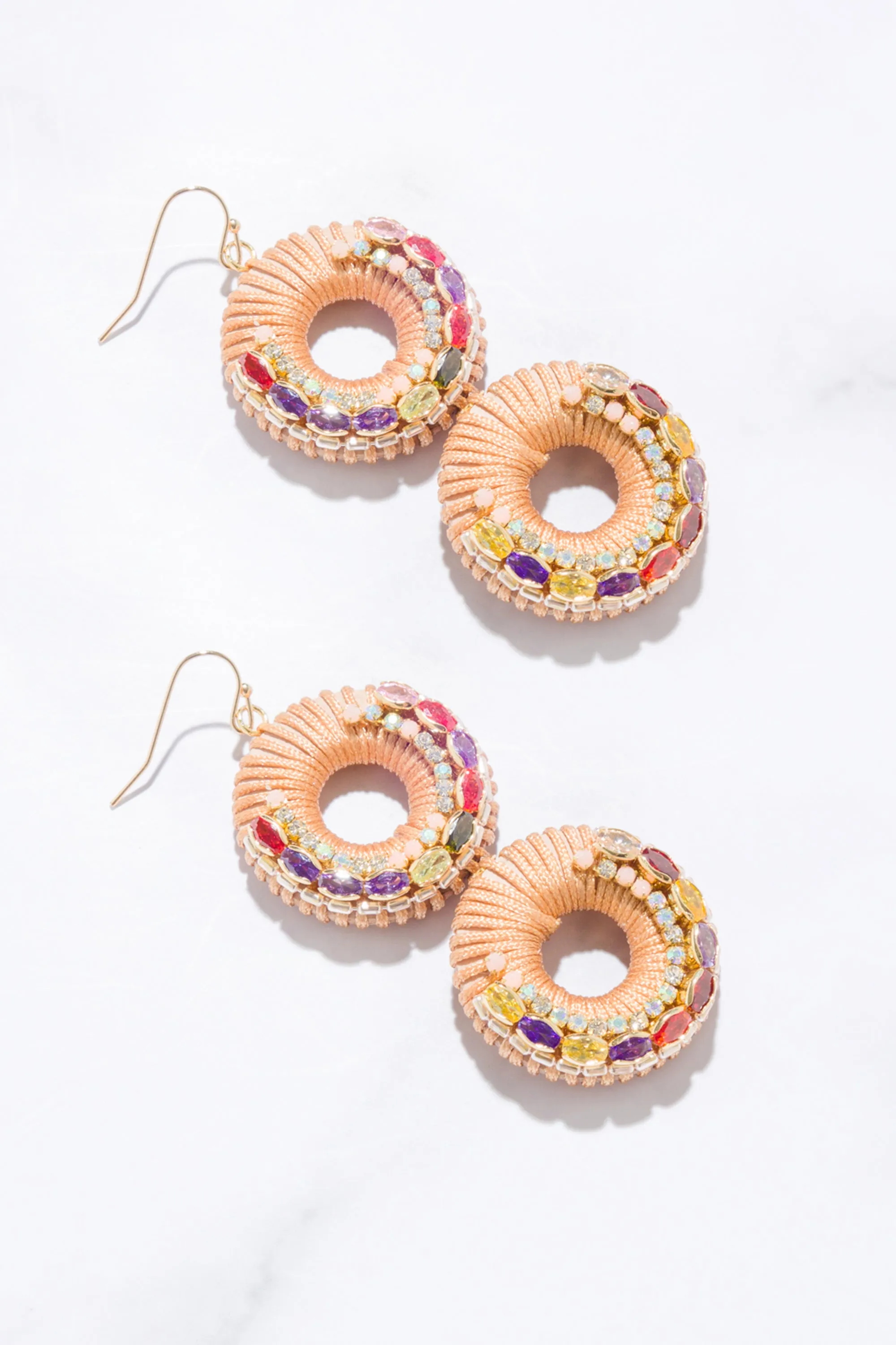 Jemarie Beaded Drop Earrings