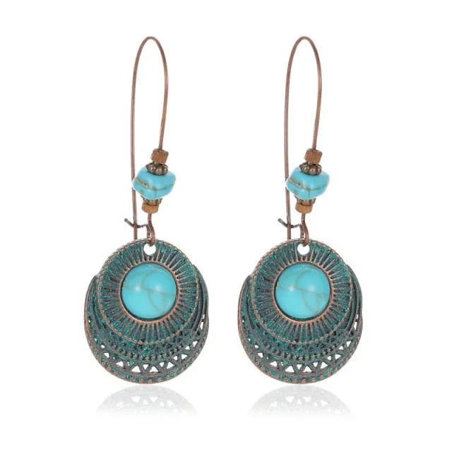 Jewellery - Turquoise Water Droplet Earrings