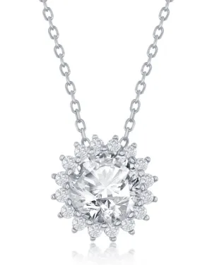 Joanne CZ Starburst Necklace
