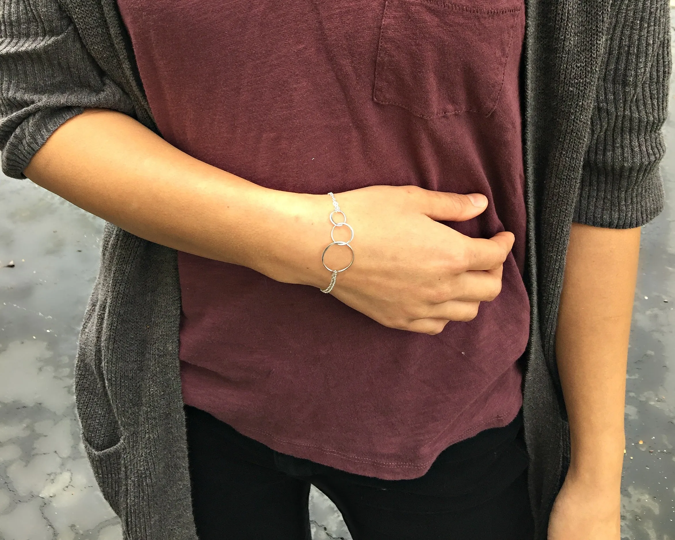 josie three ring bracelet • generations, families