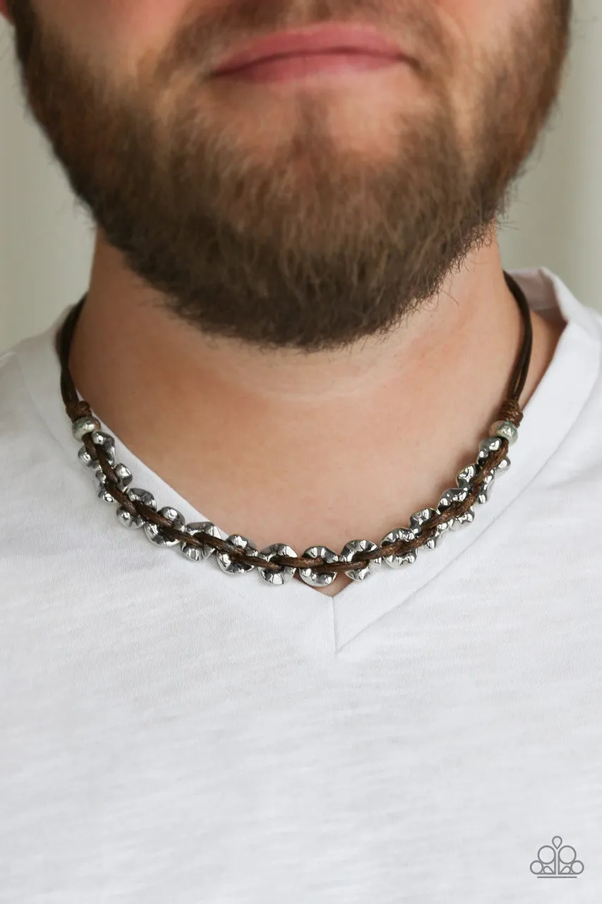 Joy Riding Brown Paparazzi Choker Necklace