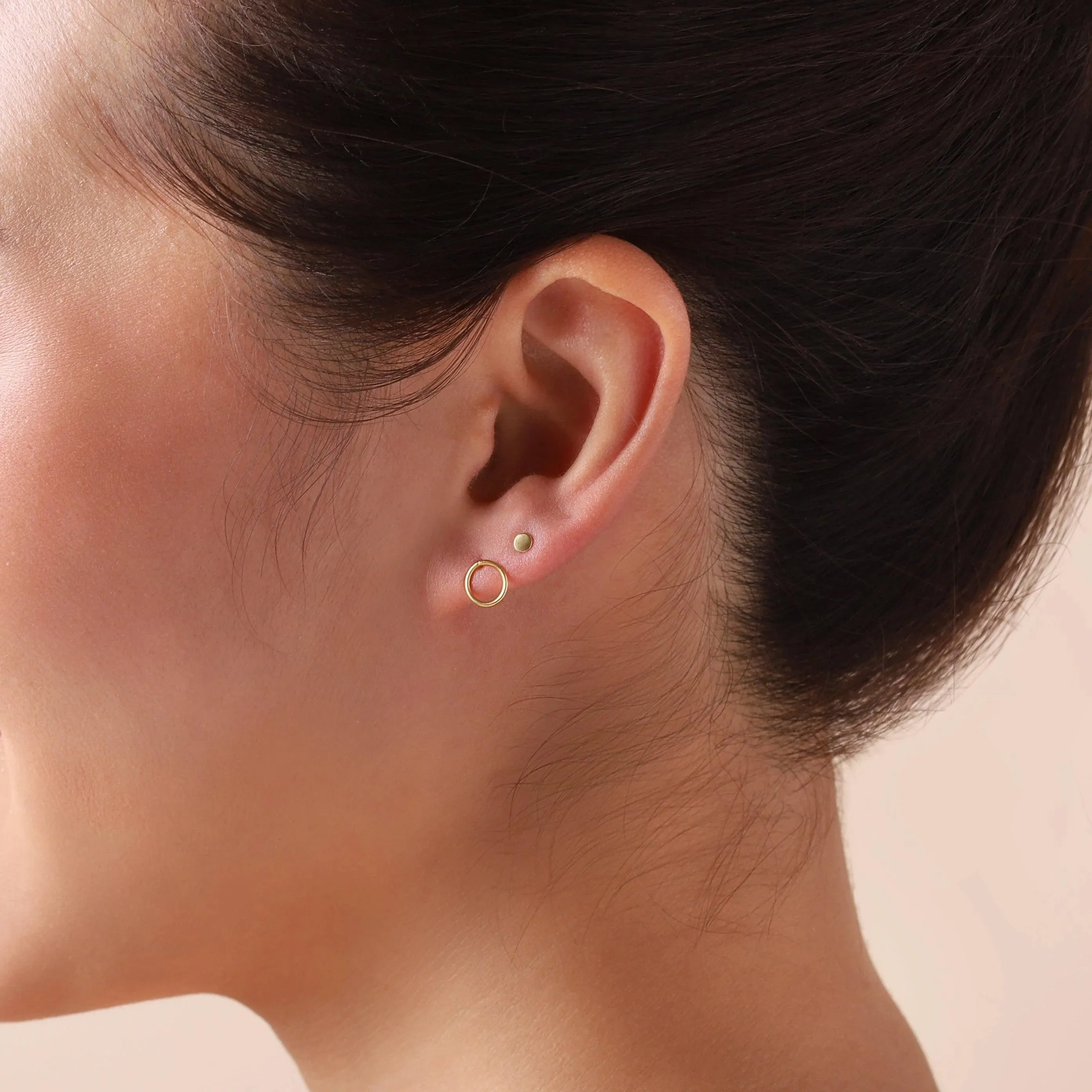 JUULRY Mini Circle Stud Gold
