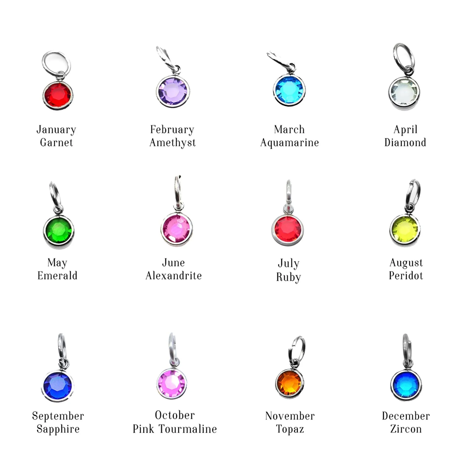 Knot Bangle (Disc & Birthstones Optional)