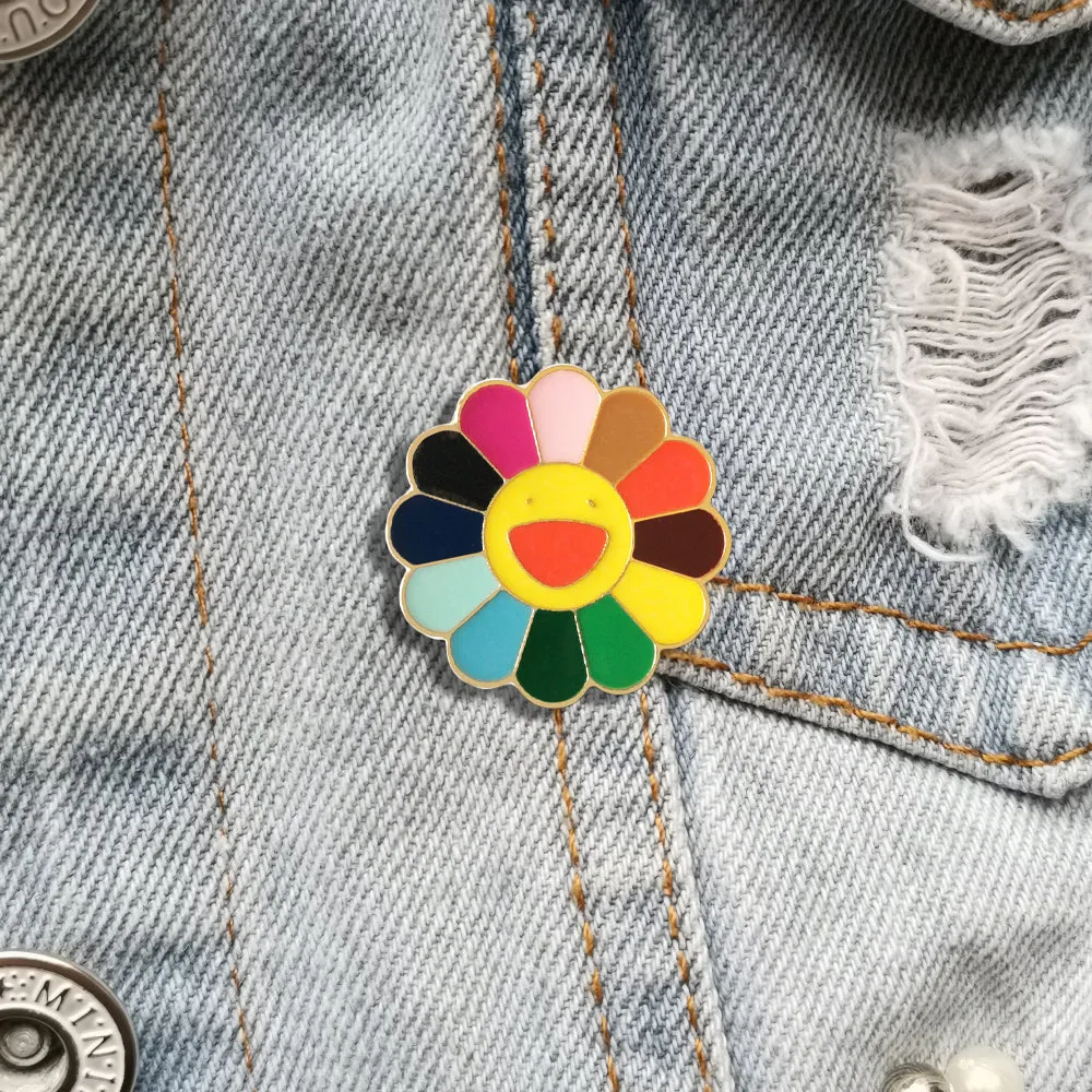 Kpop Sun Flower Enamel Pins