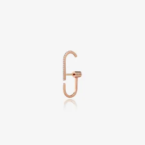 L'air de Paris Gold One-sided Earring JDLER3S02ZC