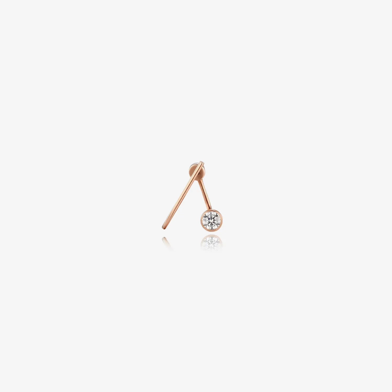 L'air de Paris Gold One-sided Earring JDLER3S03ZC