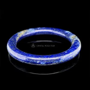 Lapis Lazuli Teen Bangle Bracelet or Scarf Ring