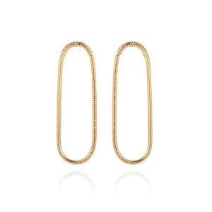 Large Single Chain Earrings