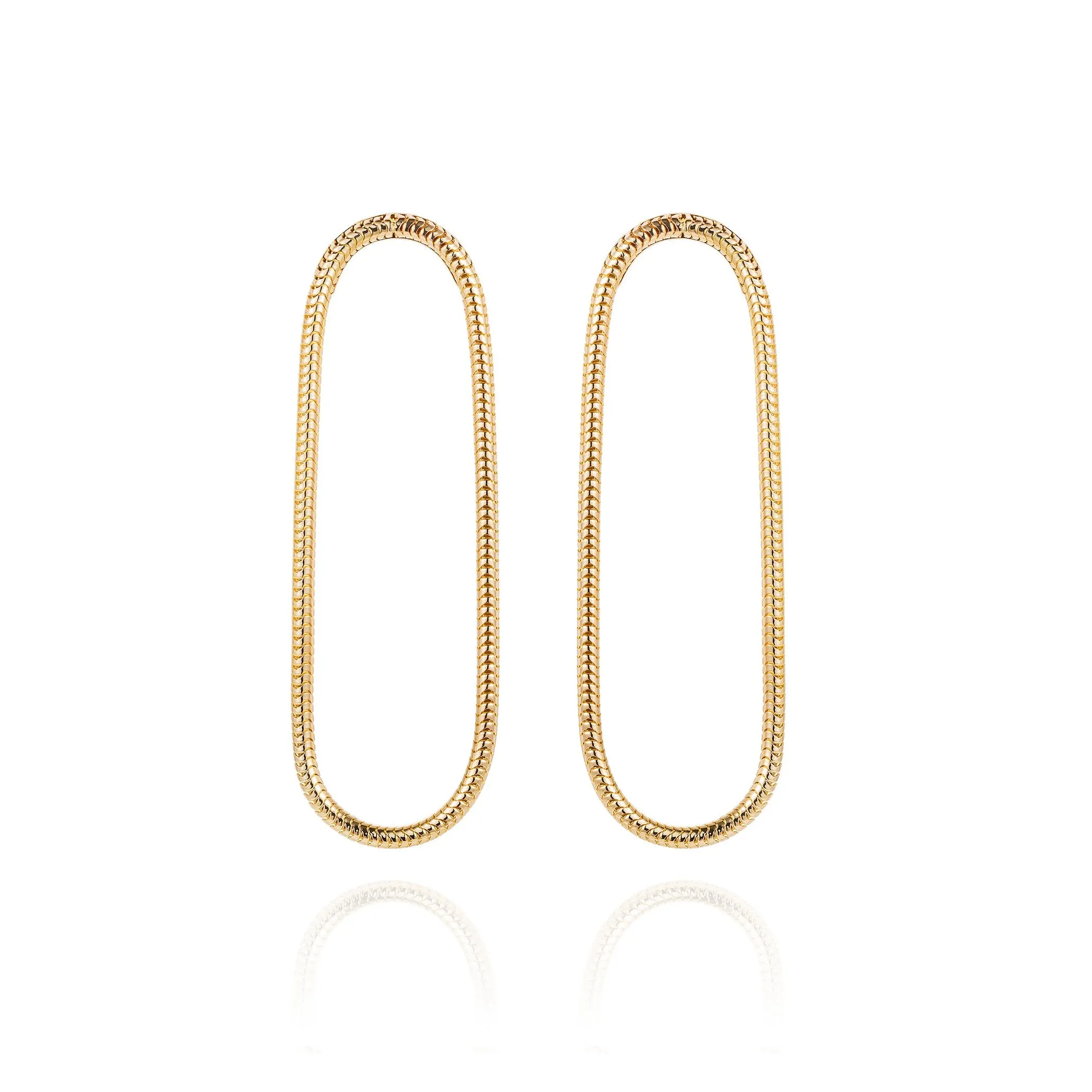 Large Single Chain Earrings