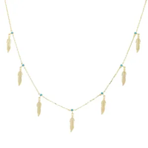Leaf Charm Necklace