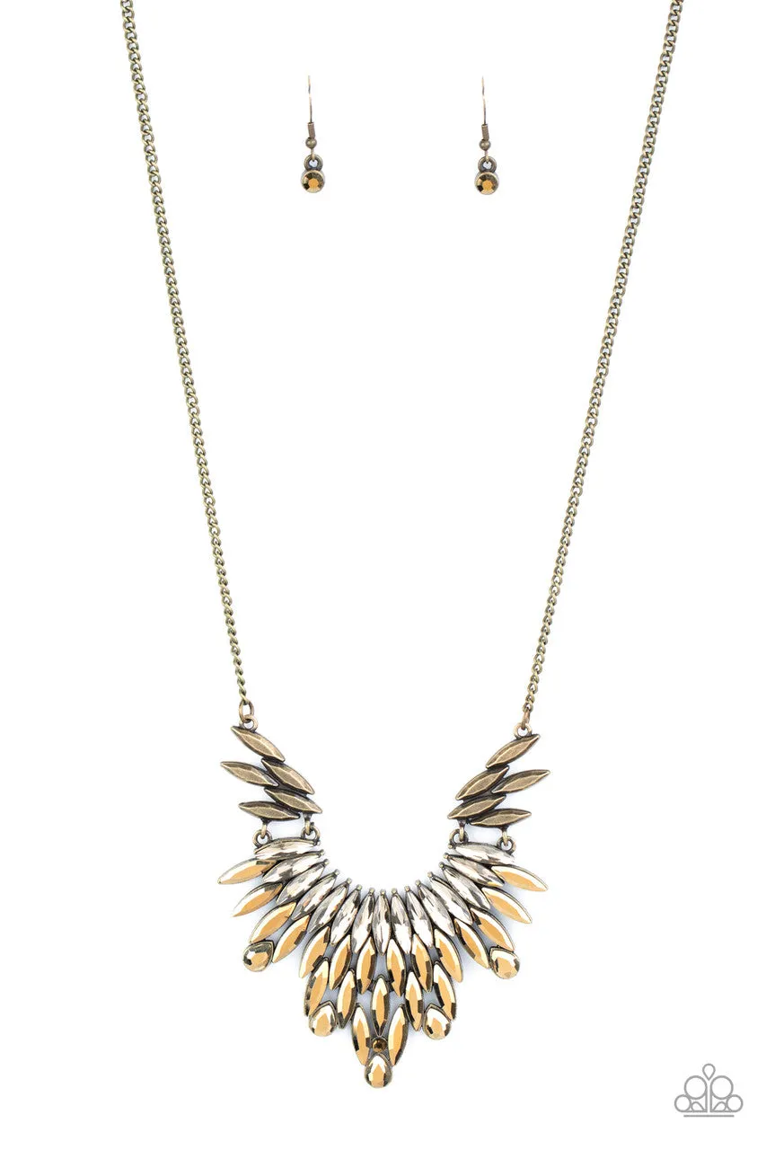 Leave It to LUXE Brass Paparazzi Necklace