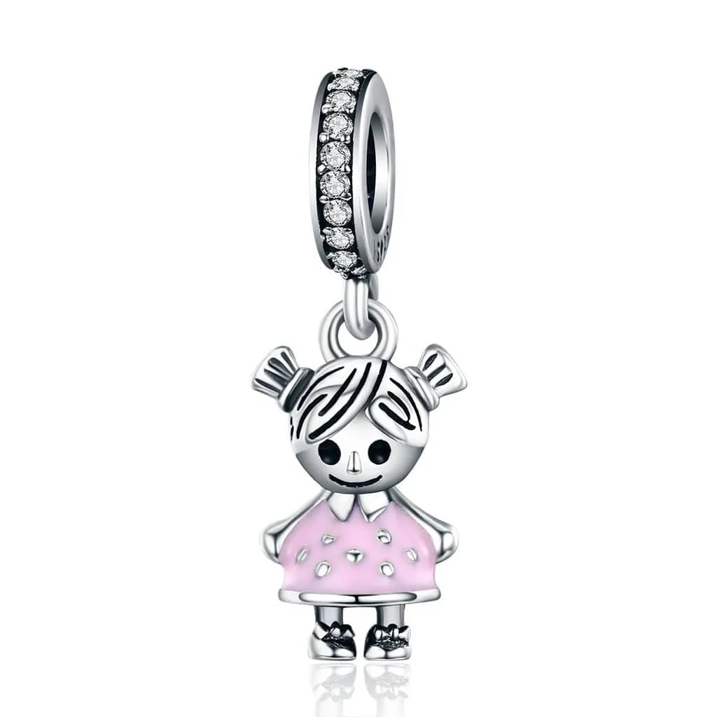 Little Girl Pendant Charm