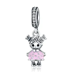 Little Girl Pendant Charm