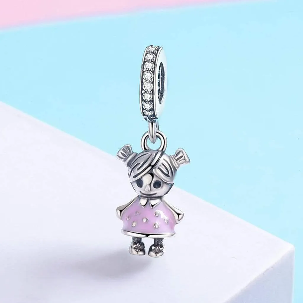Little Girl Pendant Charm
