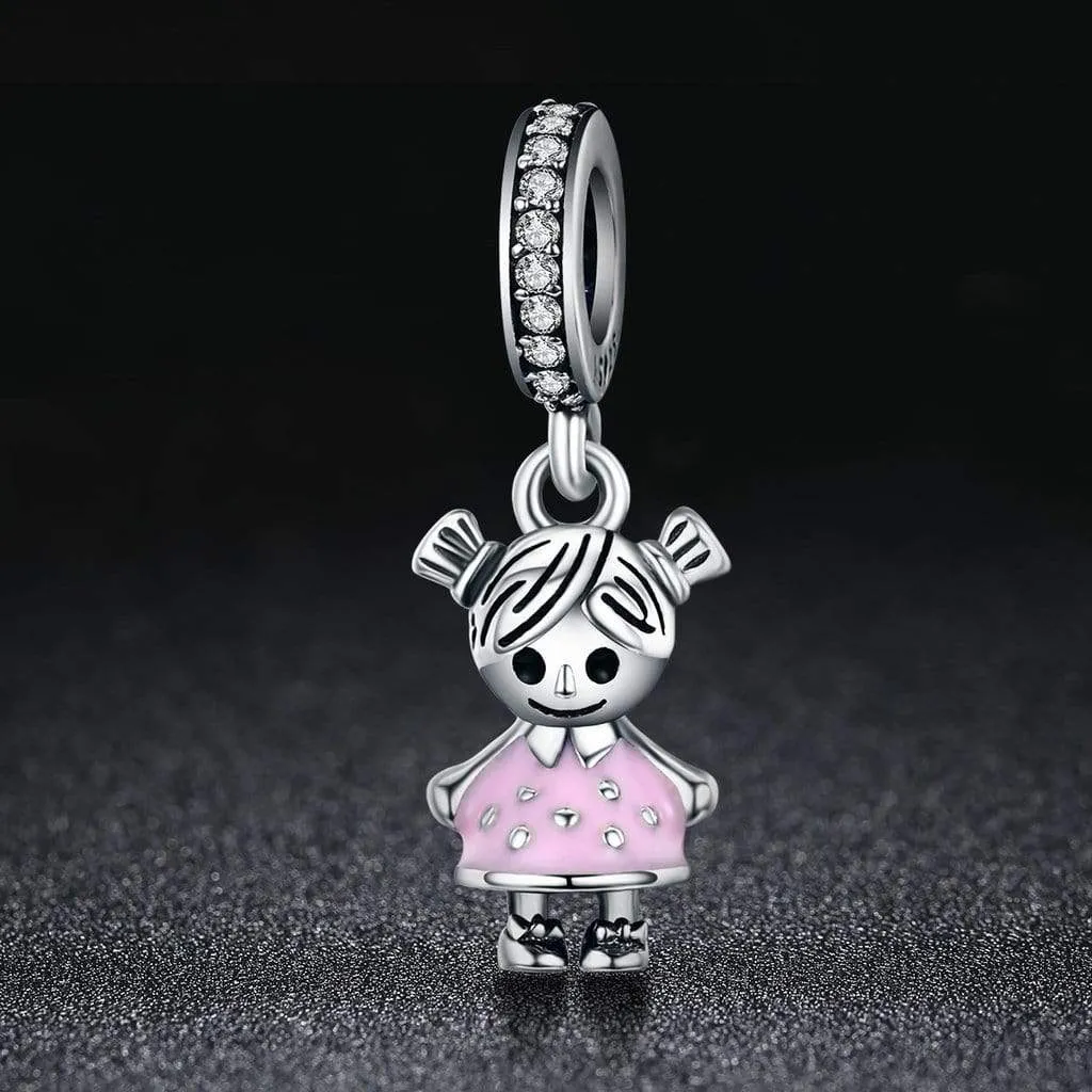 Little Girl Pendant Charm
