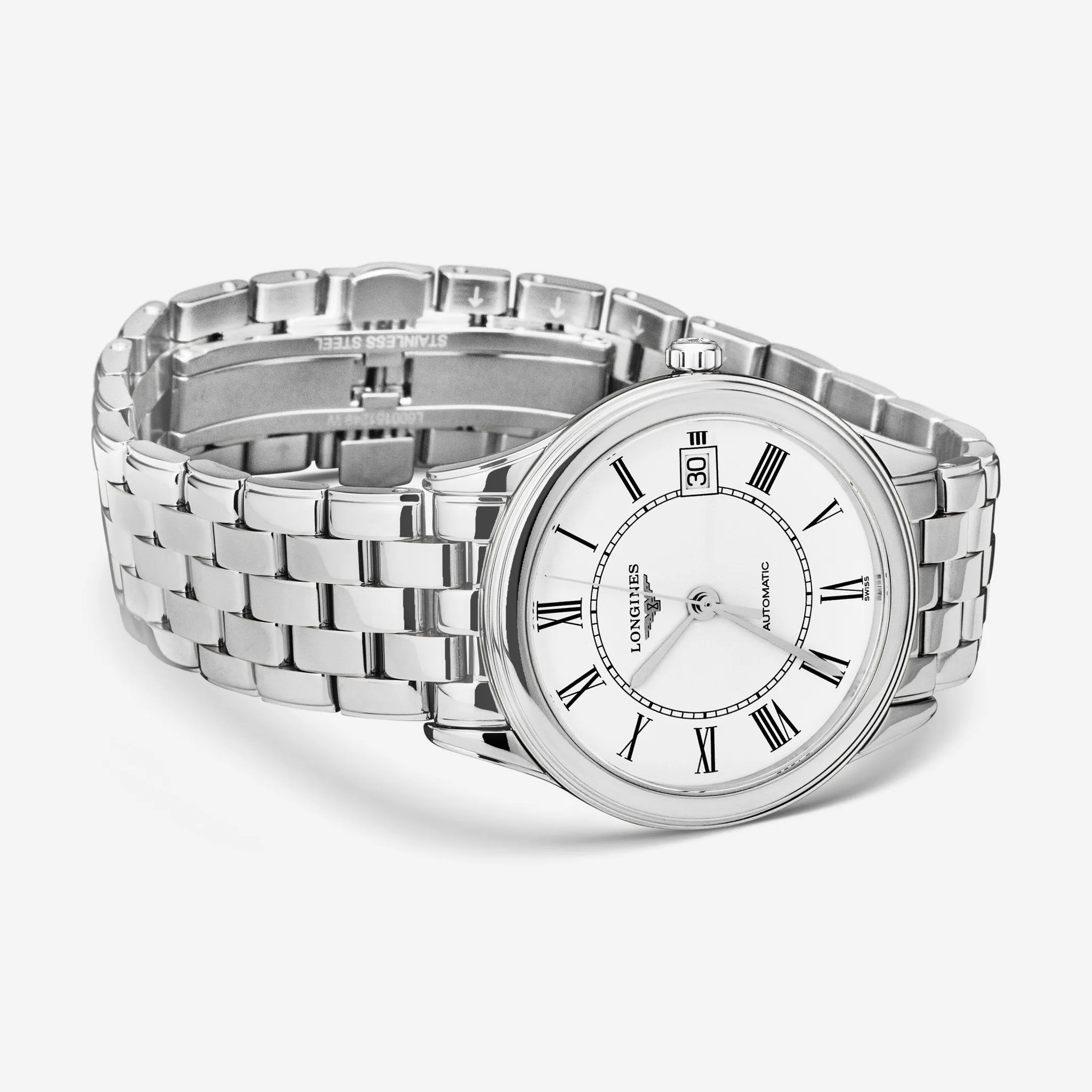 Longines Flagship Silver Dial Stainless Steel Automatic Ladies Watch L4.774.4.21.6