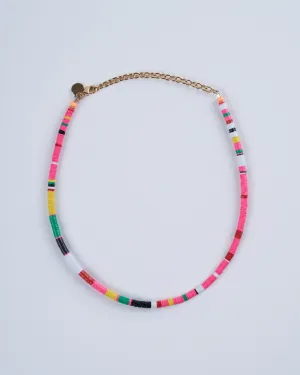 louise choker - kiara neon salmon